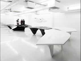 现代时尚风格室内美发店装修图设计