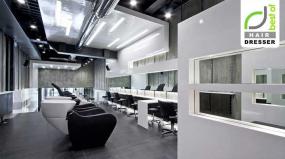 现代时尚风格美发店装修图设计