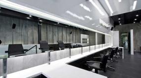 现代时尚简约风格美发店装修图设计