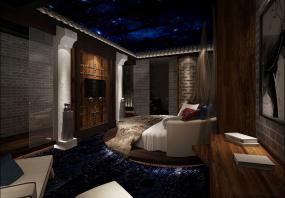 主题酒店大堂装修设计效果图