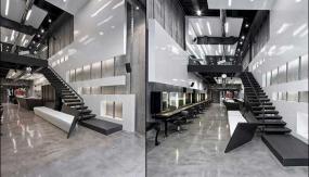 时尚现代简约风格美发店装修图设计