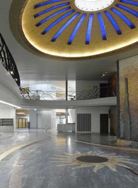 现代办公室专业隔断效果图赏析