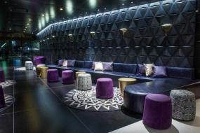 高档酒店室内隔断帘装修效果图片