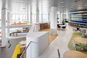 办公室低隔断简单装修图片效果