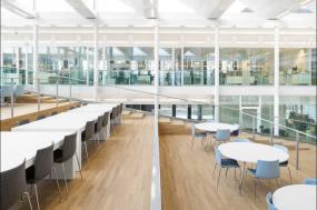 简约现代风格专业办公室隔断装修图片