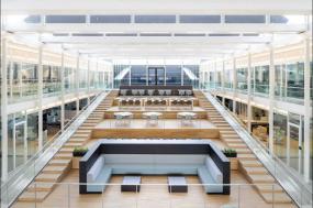 简单办公室专业隔断设计效果图欣赏2018