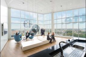 现代办公室专业隔断装修效果图片赏析