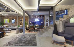 简约现代装修风格专业办公室隔断效果