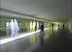 普通办公室专业隔断装修效果图