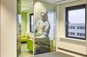 中式风格办公室隔断效果图