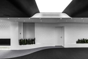 现代时尚办公室隔断效果图片