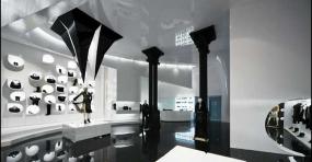 国外小型女服装店装修效果图