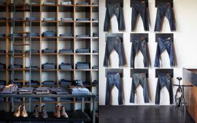 时尚混搭风格男服装店装修效果图片