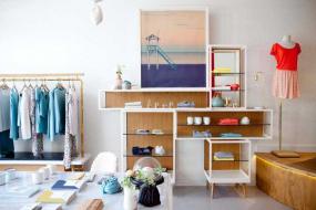 品牌女服装店室内地砖装修效果图片欣赏