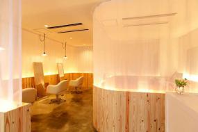 韩式田园风格美发店简单装修图