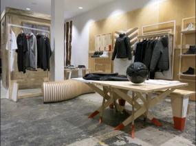 男士服装店衣架装修效果图片大全