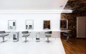 美发店简单吊顶设计装修效果图片