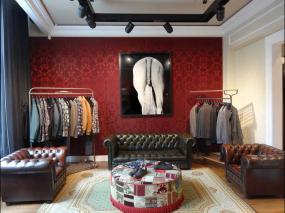 现代风格男服装店装修效果图片