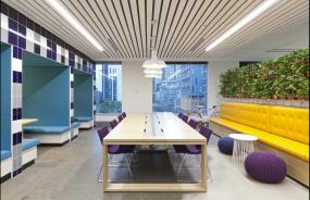 写字楼室内办公室高隔断设计