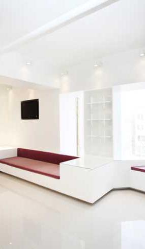 高端美发店室内装修装饰设计效果图