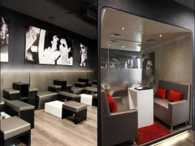 简约现代美发店室内装修图片