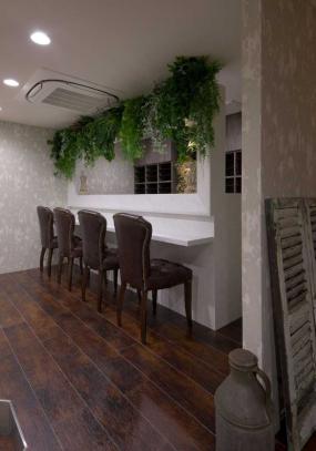 时尚风格韩国美发店装修图欣赏