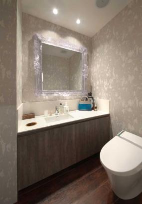 时尚风格韩国美发店装修图片