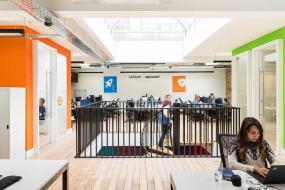 简约办公室吊顶装修风格效果图