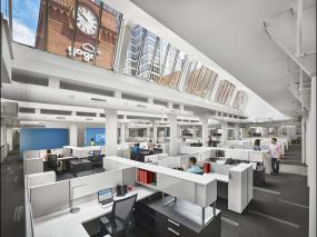 员工办公室室内装饰装修设计效果图