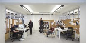 员工办公室室内隔断设计效果图欣赏