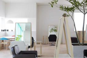 现代美发店室内装饰设计效果图片