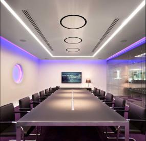 公司会议室装饰案例图片