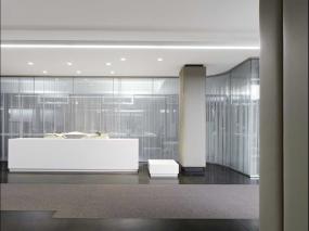 新中式风格办公室窗帘装修图片