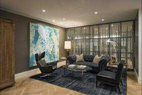 小型写字楼办公室窗帘装修效果图片大全