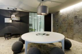 简约美式装修风格办公室窗帘效果图