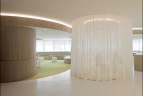 最新办公室窗帘装修效果图2018图片