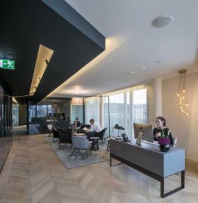 现代简约风格办公室窗帘装修效果图