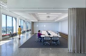 时尚办公室窗帘装修效果图片