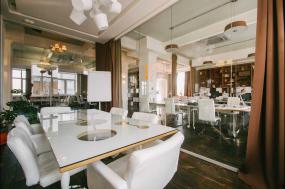 简约风格办公室窗帘装修案例