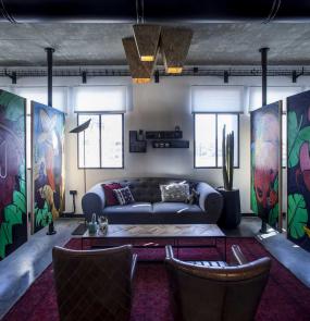 中式办公室台灯装修效果图