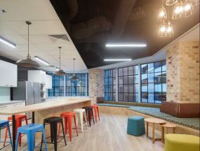 混搭办公室吊灯装修效果图片