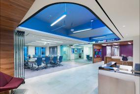 小办公室简约吊灯装修效果图片