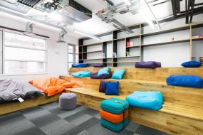 写字楼办公室集成吊顶灯装修效果图片