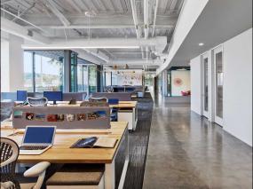 普通办公室室内吸顶灯装修效果图片2018