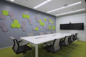 办公室壁纸墙面装饰装修效果图片