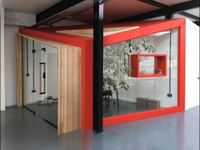 60平办公室室内白色墙面装修效果图片2018