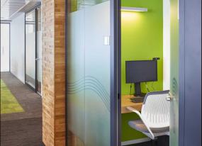 办公室壁纸墙面简约装修效果图