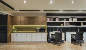 小型写字楼办公室文件柜装修效果图