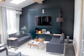 简约式会议室多处吊顶装修效果图片