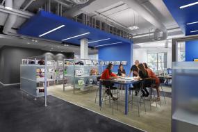 时尚办公室墙砖墙面装修效果图片